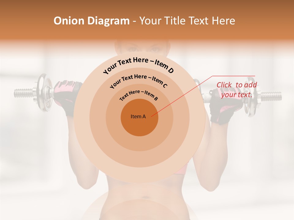 Beautiful Strength Shape PowerPoint Template
