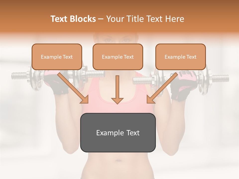 Beautiful Strength Shape PowerPoint Template