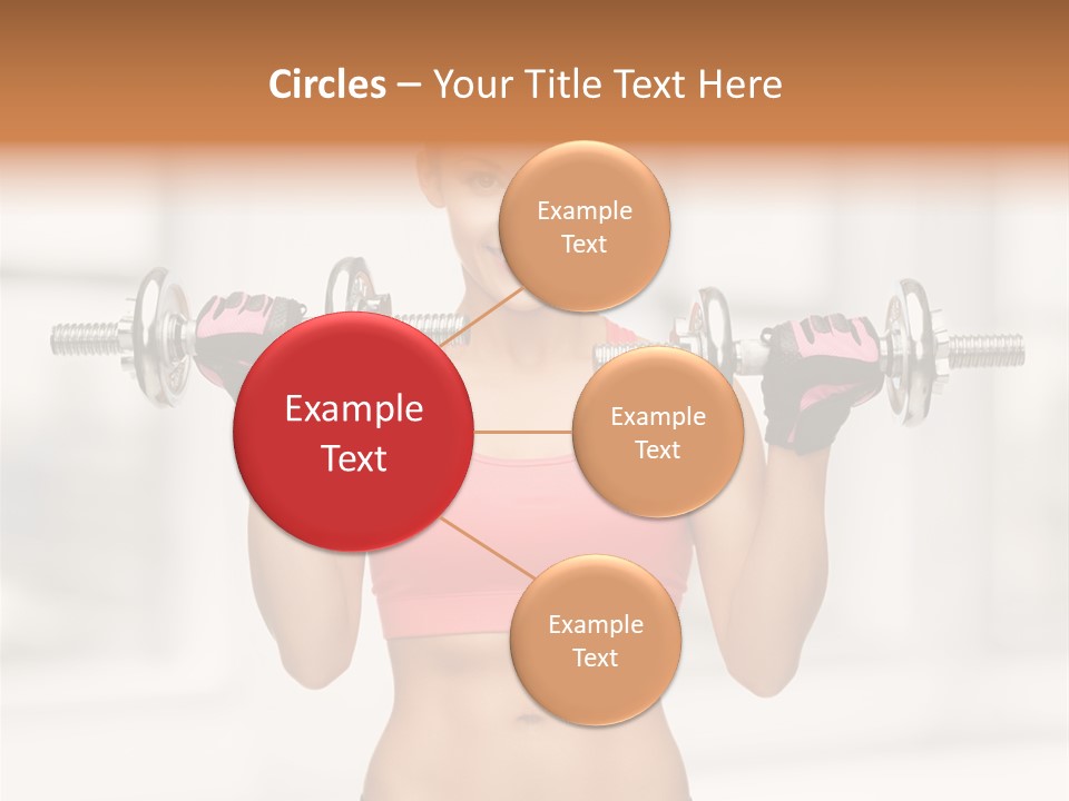 Beautiful Strength Shape PowerPoint Template