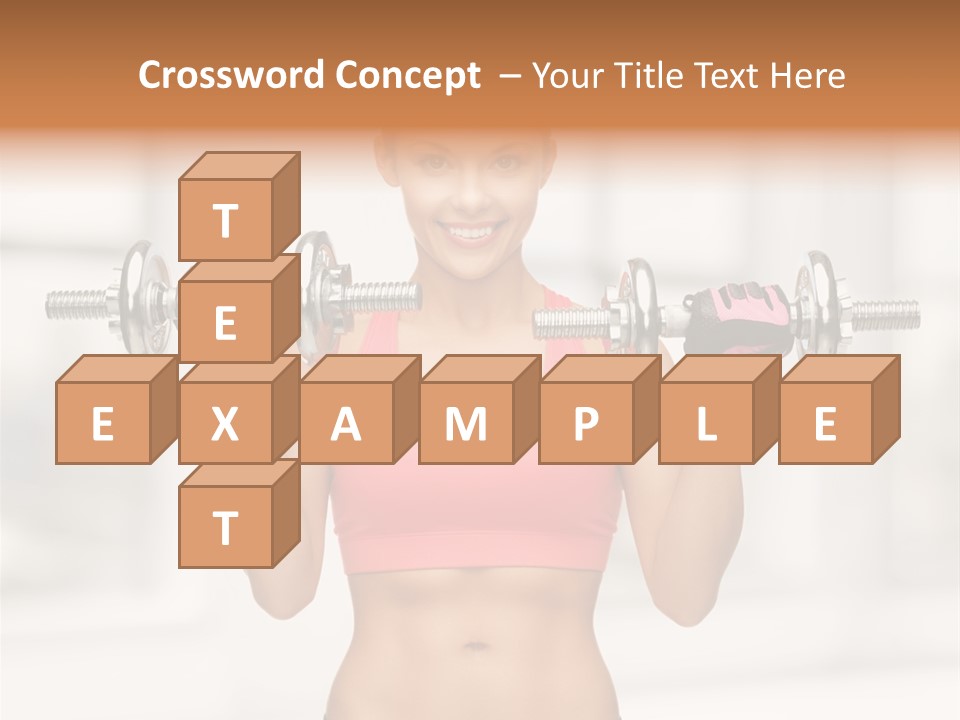 Beautiful Strength Shape PowerPoint Template