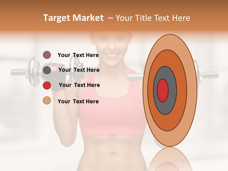 Beautiful Strength Shape PowerPoint Template