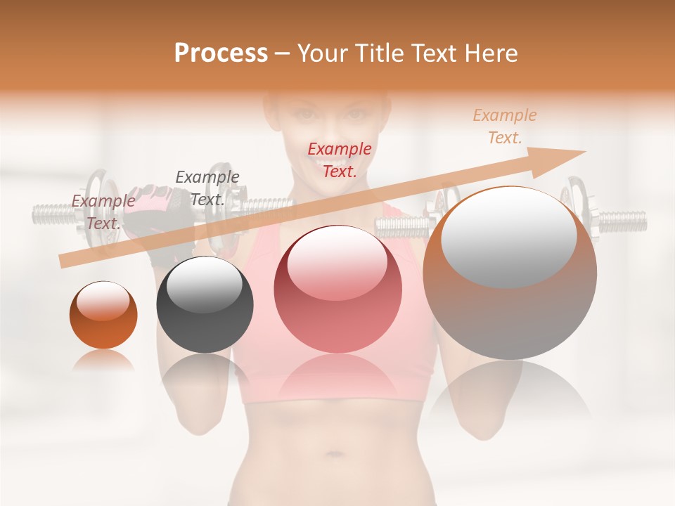 Beautiful Strength Shape PowerPoint Template