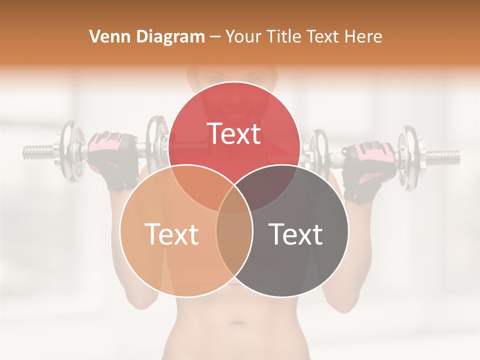 Beautiful Strength Shape PowerPoint Template