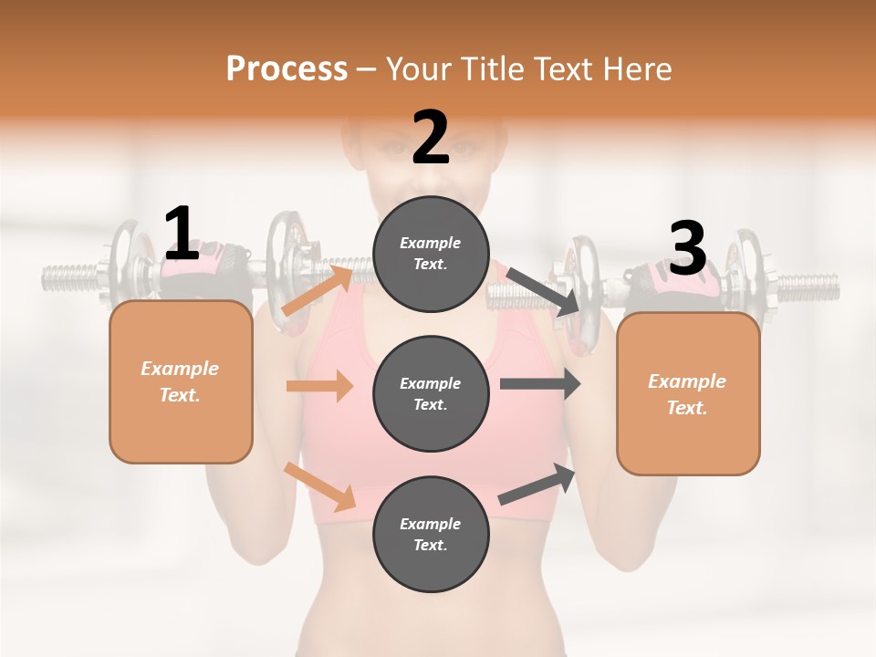 Beautiful Strength Shape PowerPoint Template