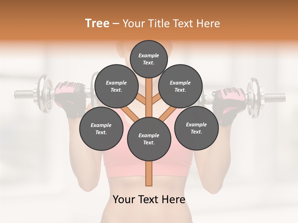 Beautiful Strength Shape PowerPoint Template
