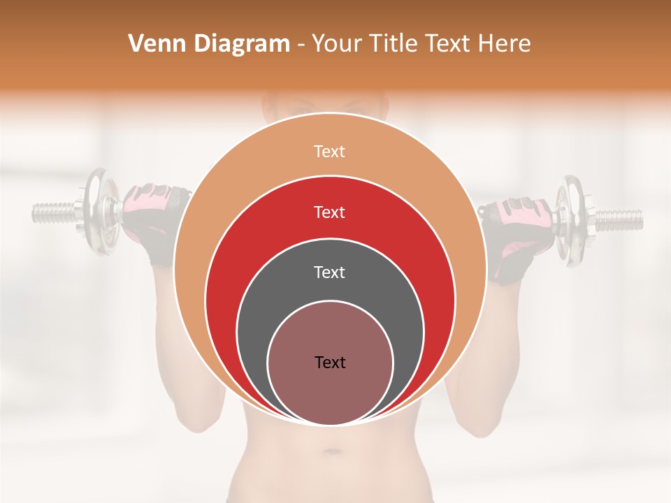 Beautiful Strength Shape PowerPoint Template
