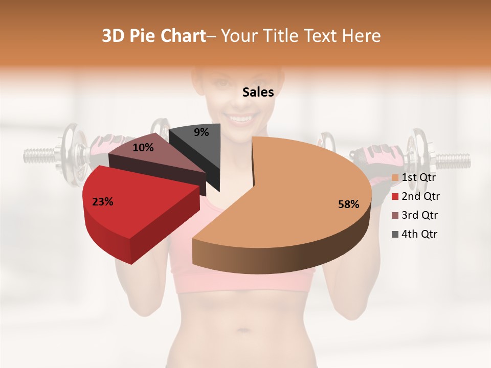 Beautiful Strength Shape PowerPoint Template
