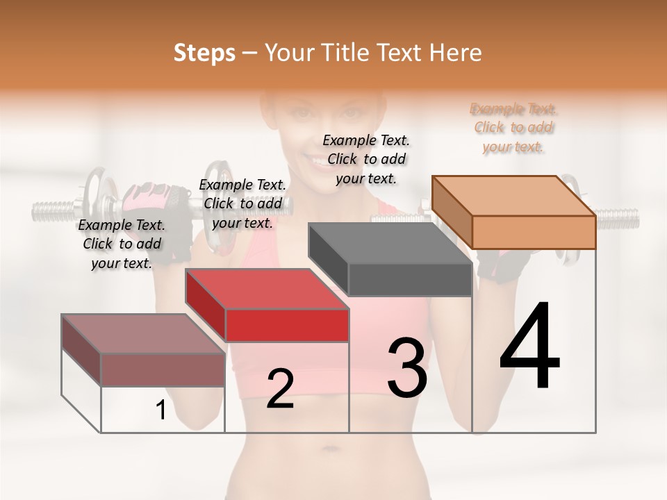 Beautiful Strength Shape PowerPoint Template