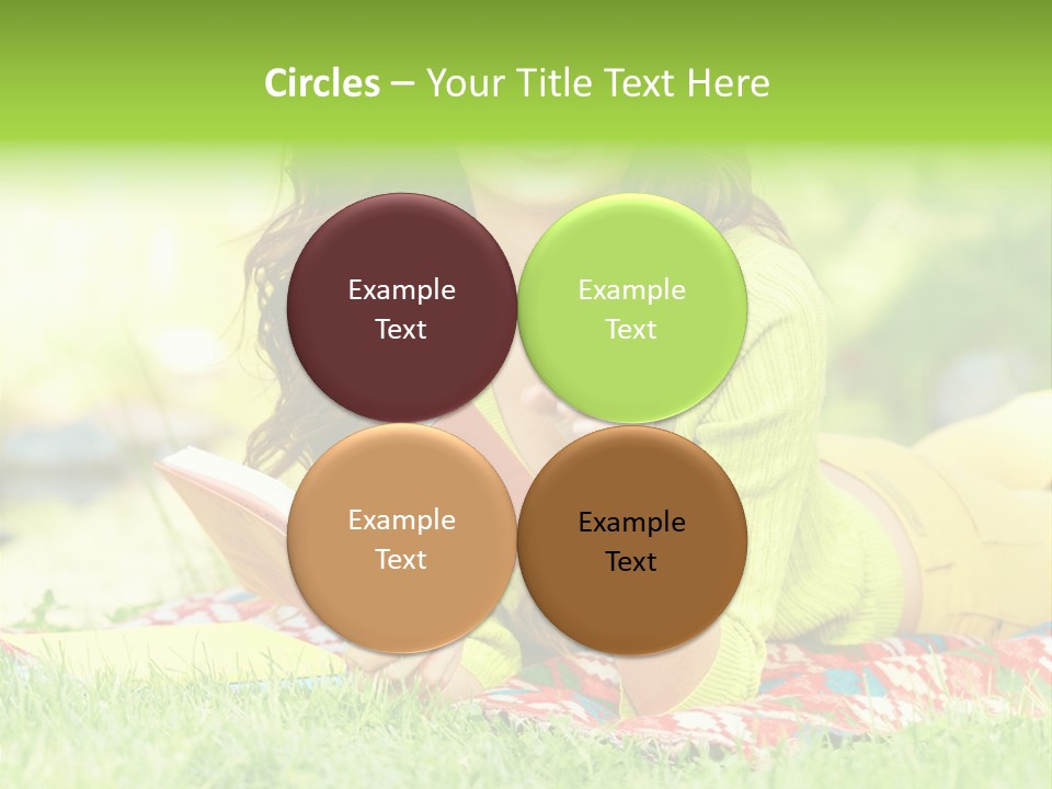 Beauty Yellow Girl PowerPoint Template