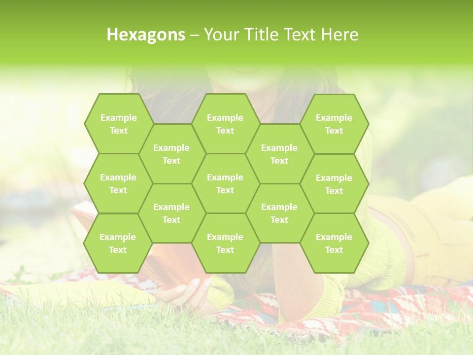 Beauty Yellow Girl PowerPoint Template