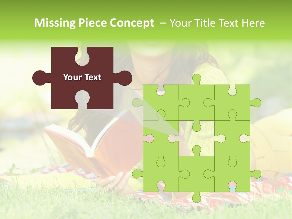 Beauty Yellow Girl PowerPoint Template