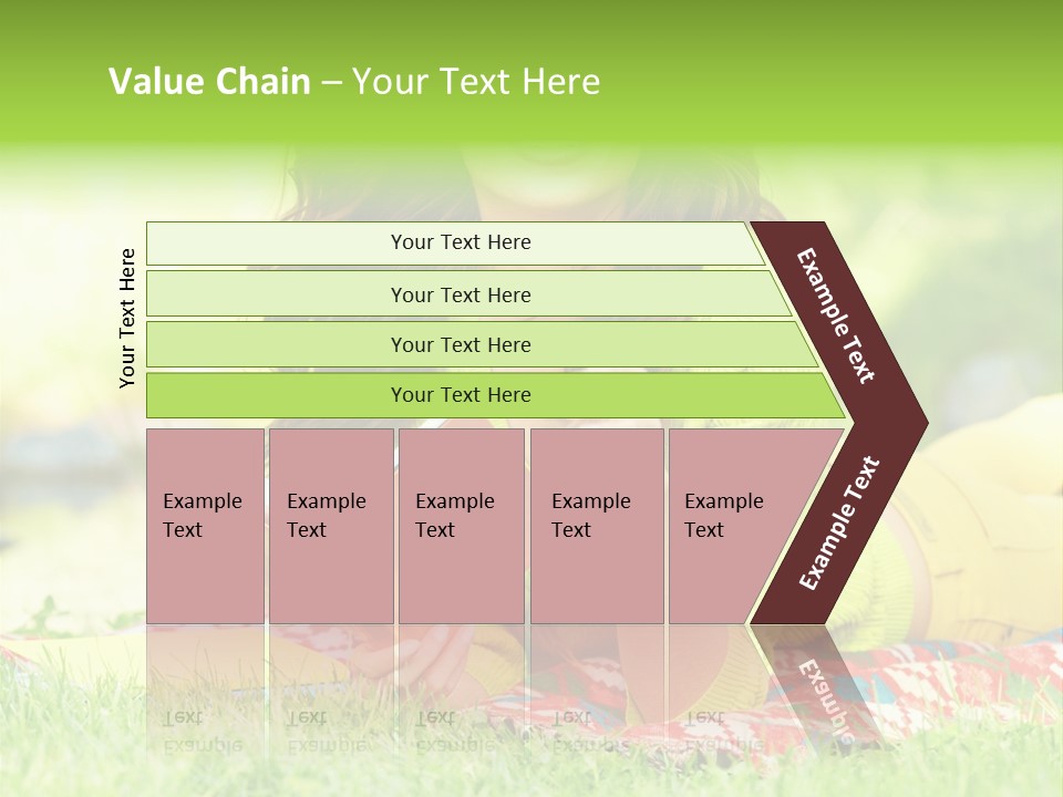 Beauty Yellow Girl PowerPoint Template