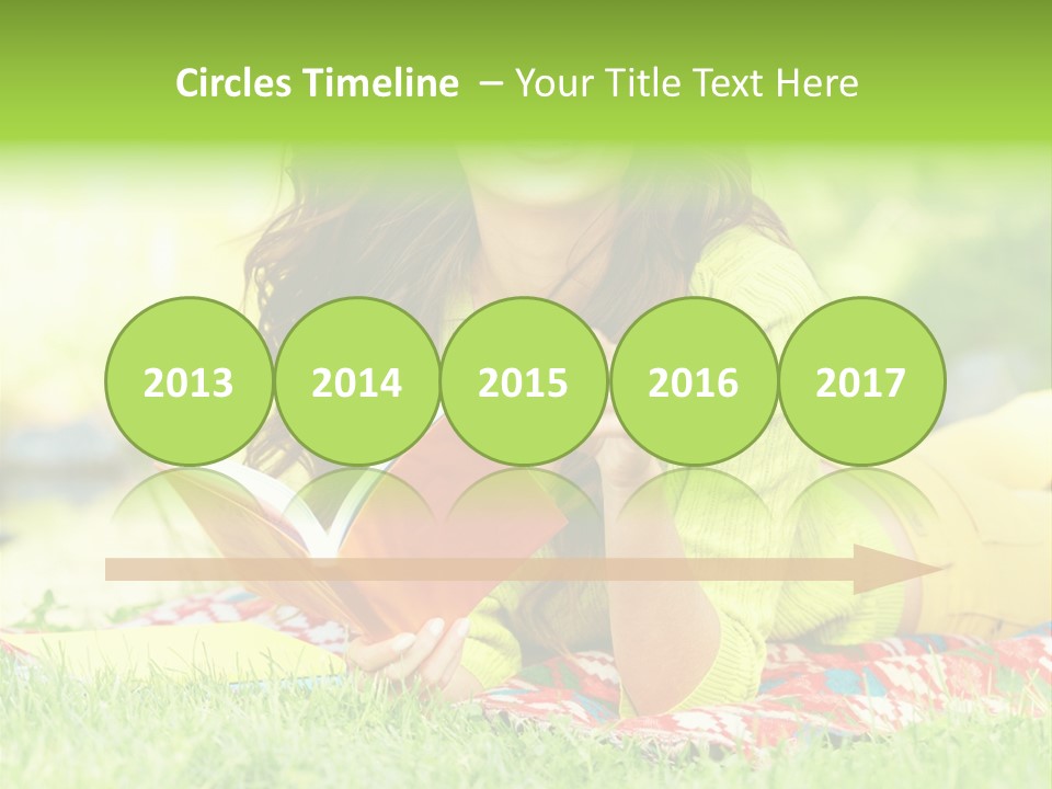 Beauty Yellow Girl PowerPoint Template