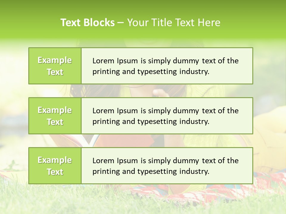 Beauty Yellow Girl PowerPoint Template