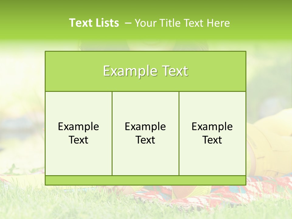 Beauty Yellow Girl PowerPoint Template