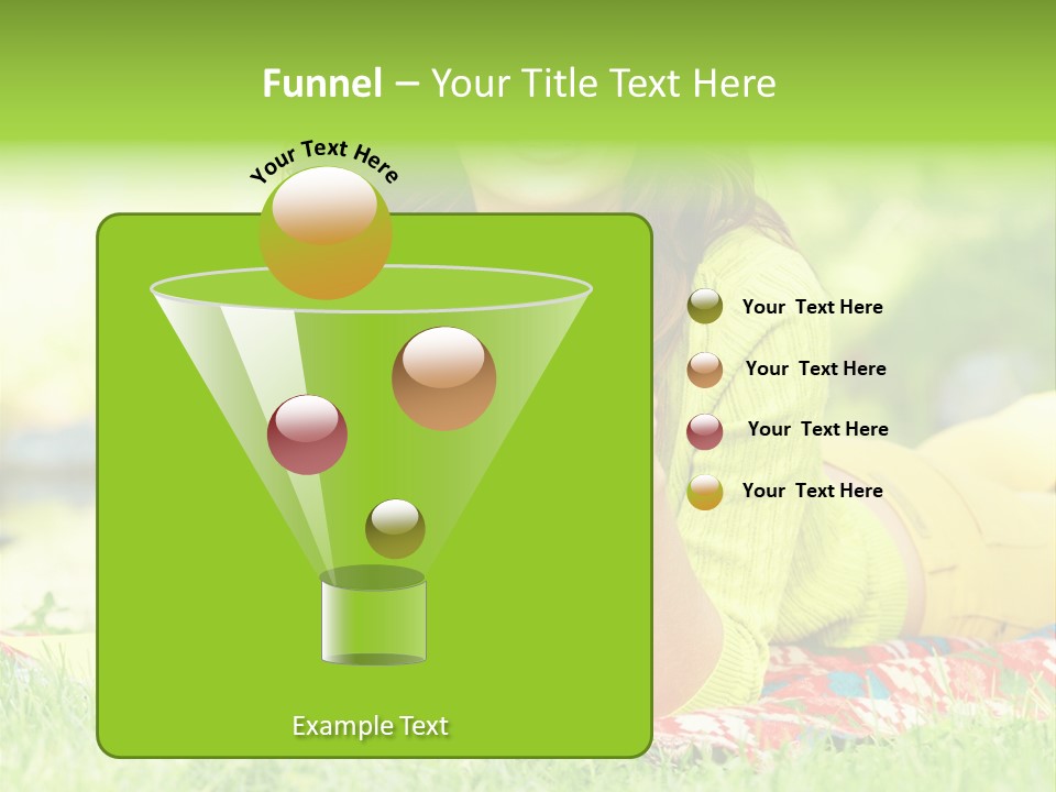 Beauty Yellow Girl PowerPoint Template