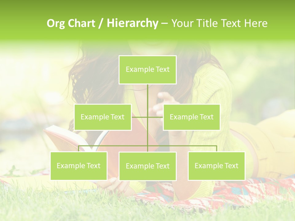 Beauty Yellow Girl PowerPoint Template