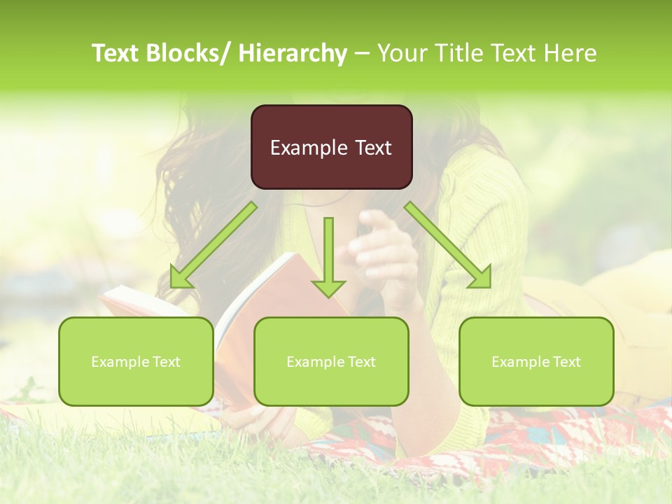 Beauty Yellow Girl PowerPoint Template