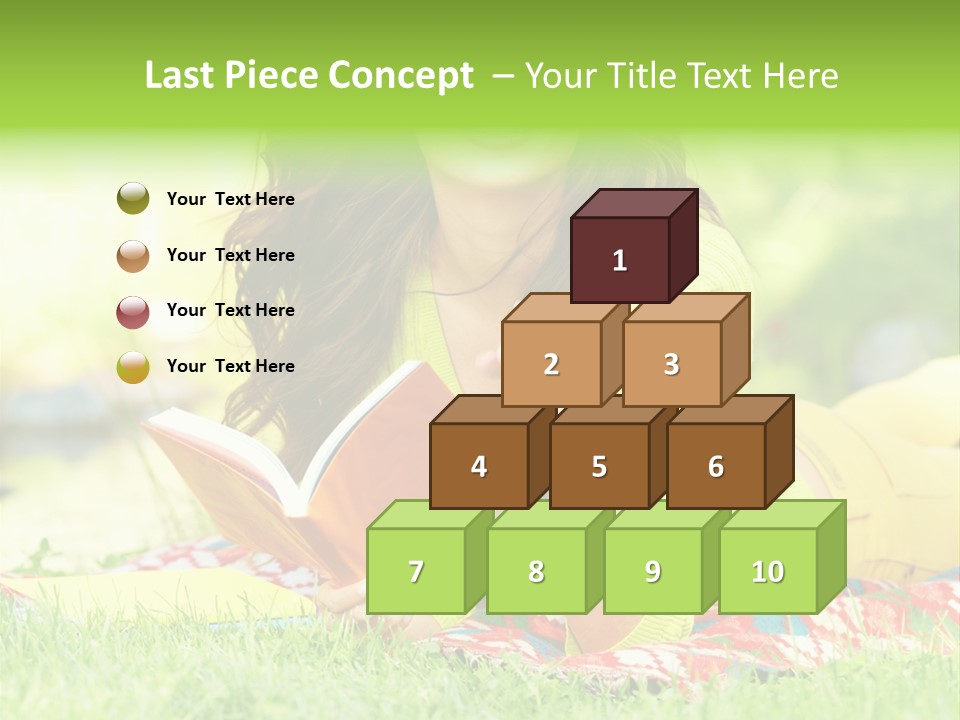 Beauty Yellow Girl PowerPoint Template