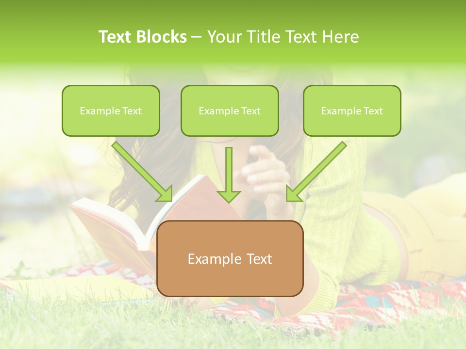 Beauty Yellow Girl PowerPoint Template