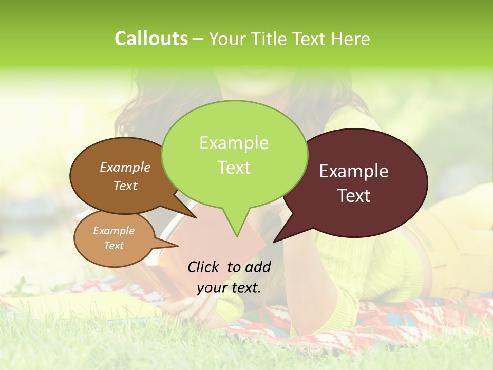 Beauty Yellow Girl PowerPoint Template