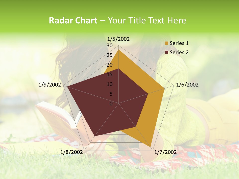 Beauty Yellow Girl PowerPoint Template