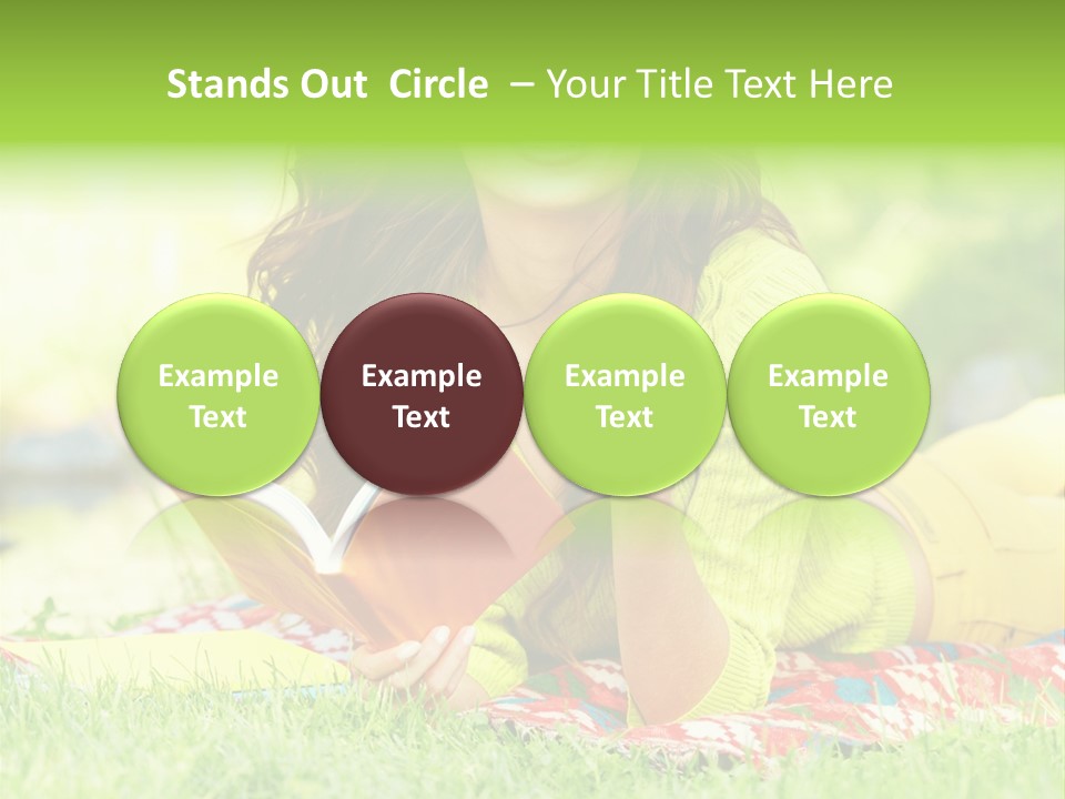 Beauty Yellow Girl PowerPoint Template