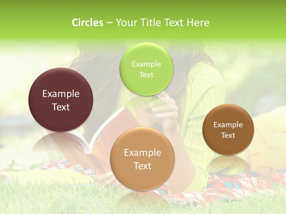 Beauty Yellow Girl PowerPoint Template