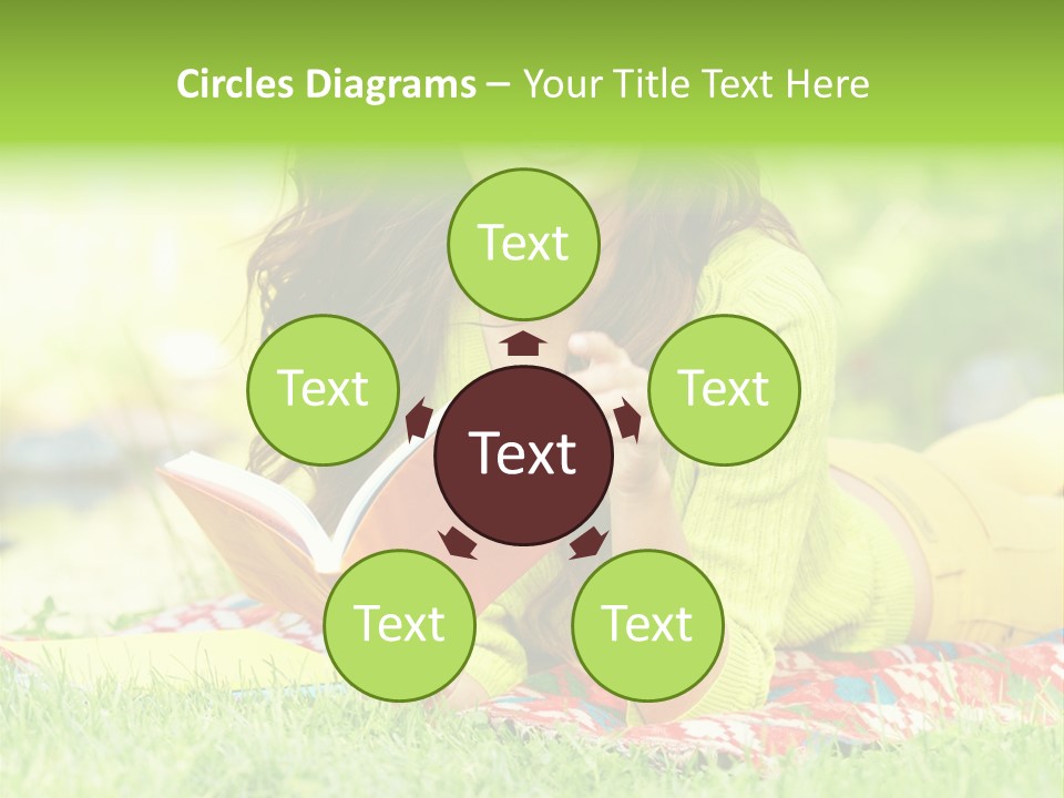 Beauty Yellow Girl PowerPoint Template