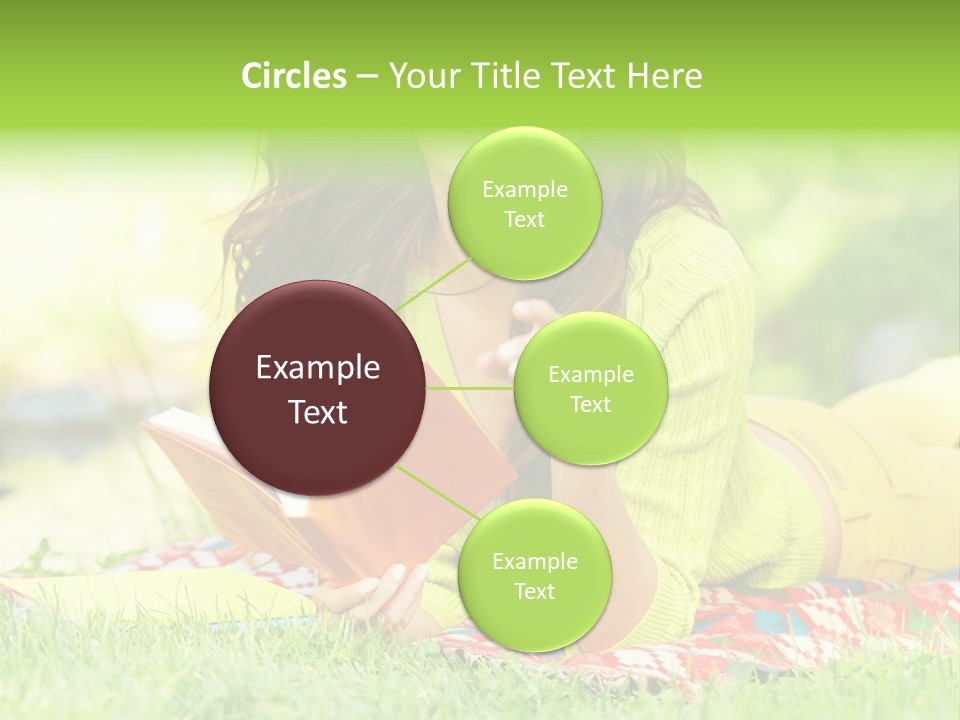 Beauty Yellow Girl PowerPoint Template