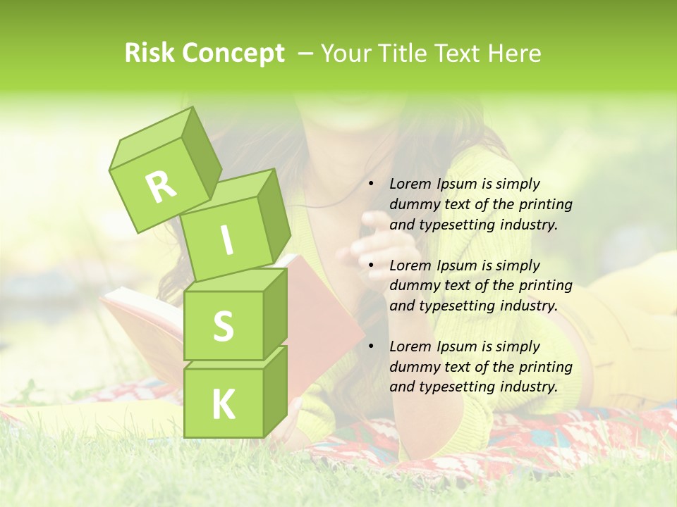 Beauty Yellow Girl PowerPoint Template