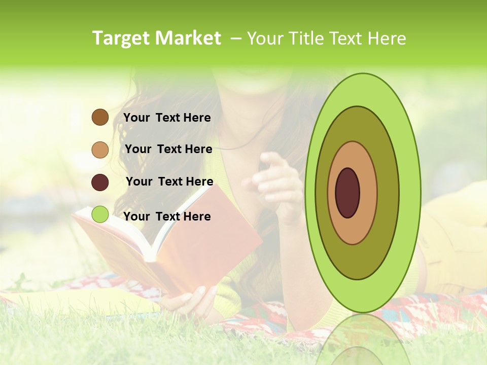 Beauty Yellow Girl PowerPoint Template