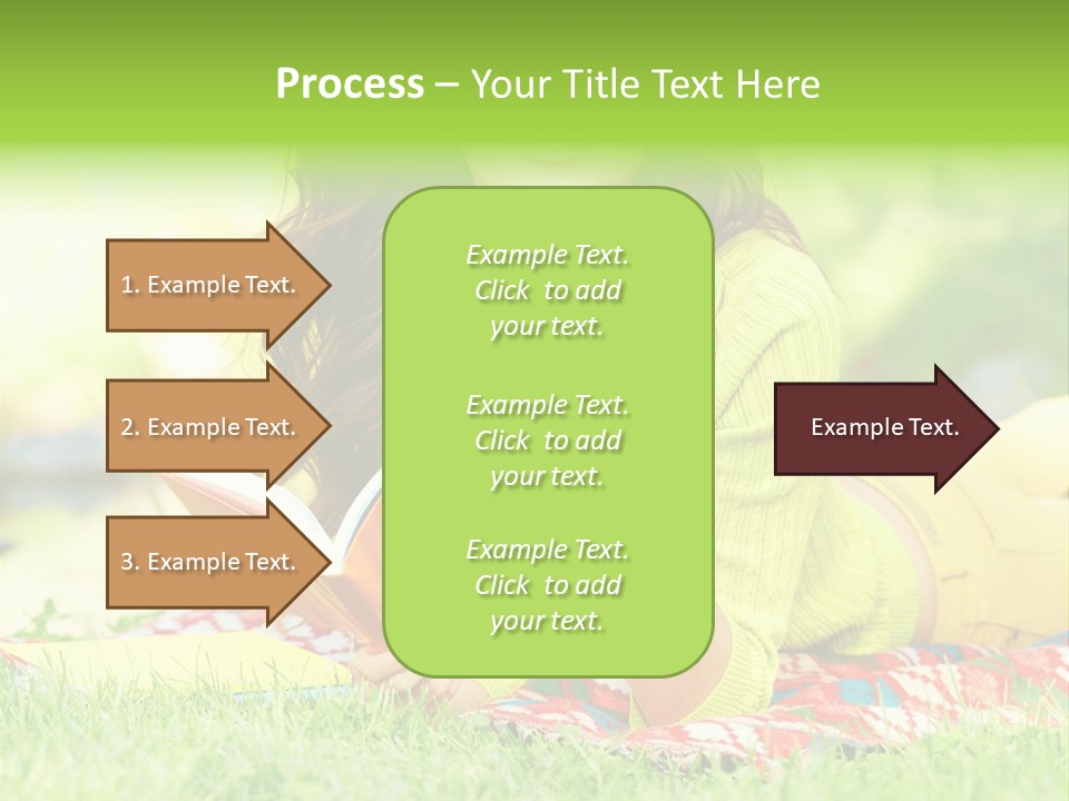 Beauty Yellow Girl PowerPoint Template