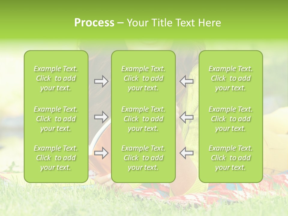 Beauty Yellow Girl PowerPoint Template