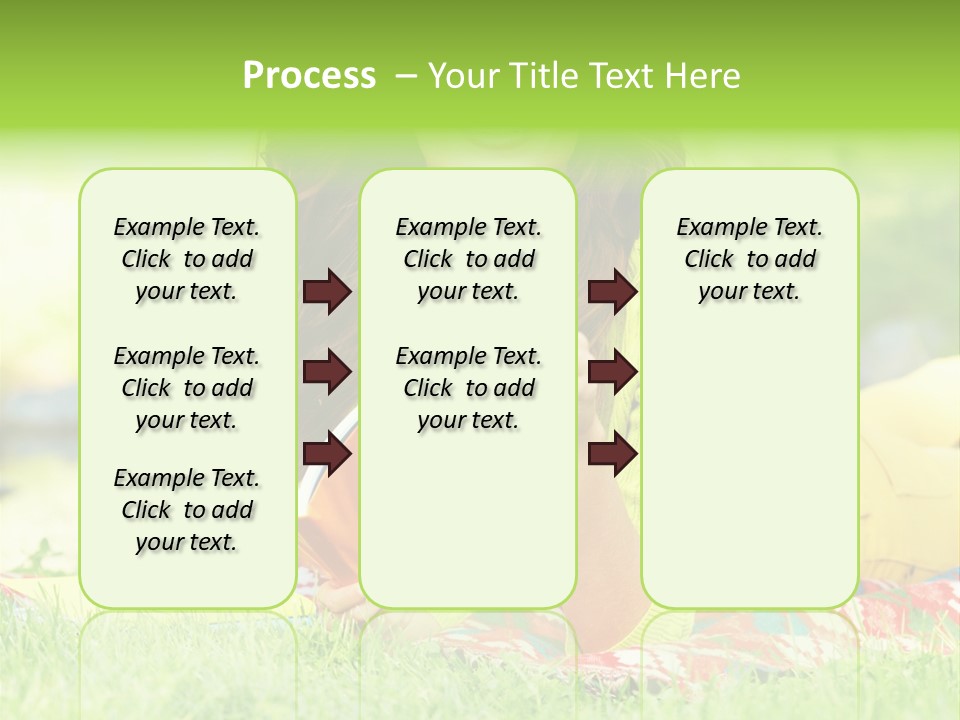 Beauty Yellow Girl PowerPoint Template