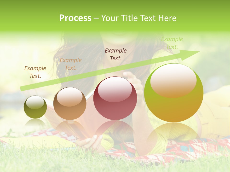 Beauty Yellow Girl PowerPoint Template