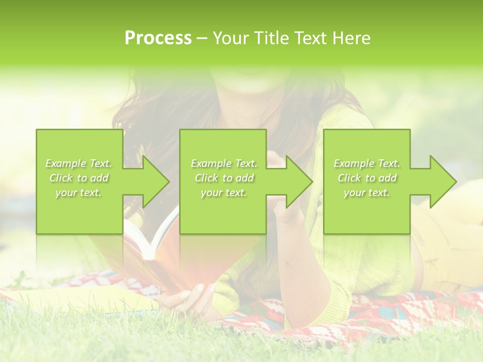 Beauty Yellow Girl PowerPoint Template