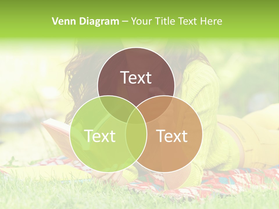 Beauty Yellow Girl PowerPoint Template