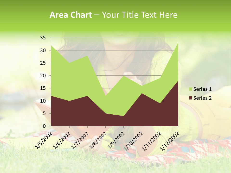 Beauty Yellow Girl PowerPoint Template
