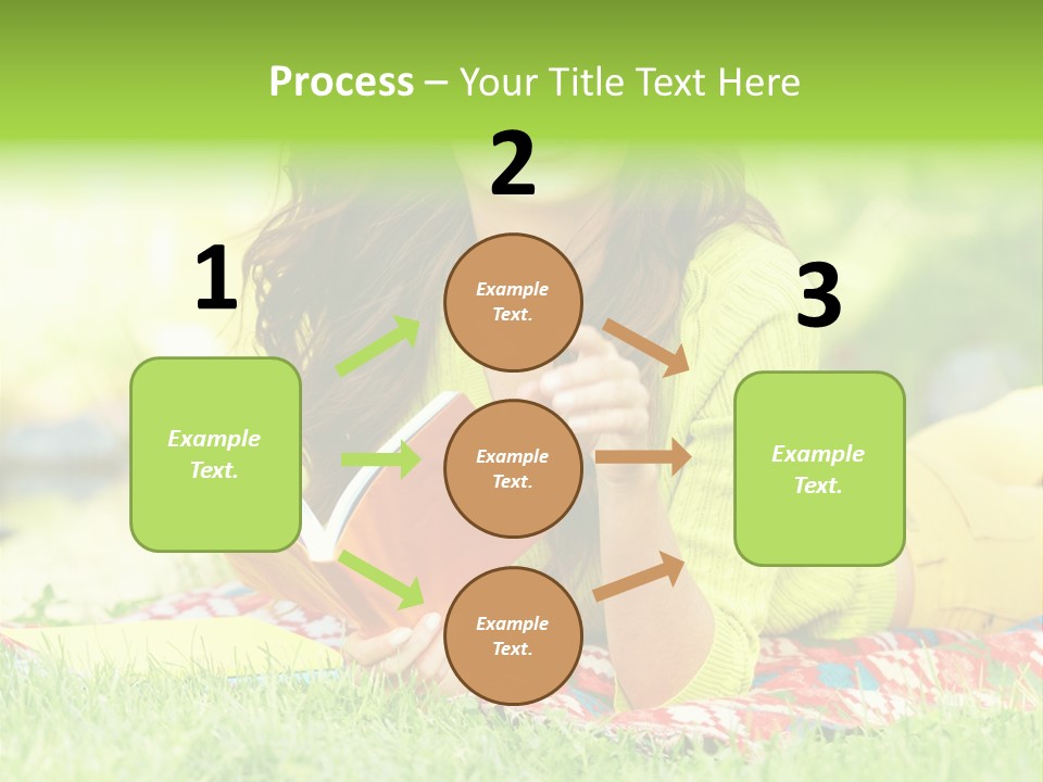 Beauty Yellow Girl PowerPoint Template