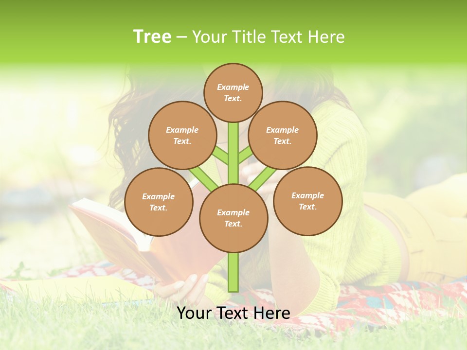 Beauty Yellow Girl PowerPoint Template