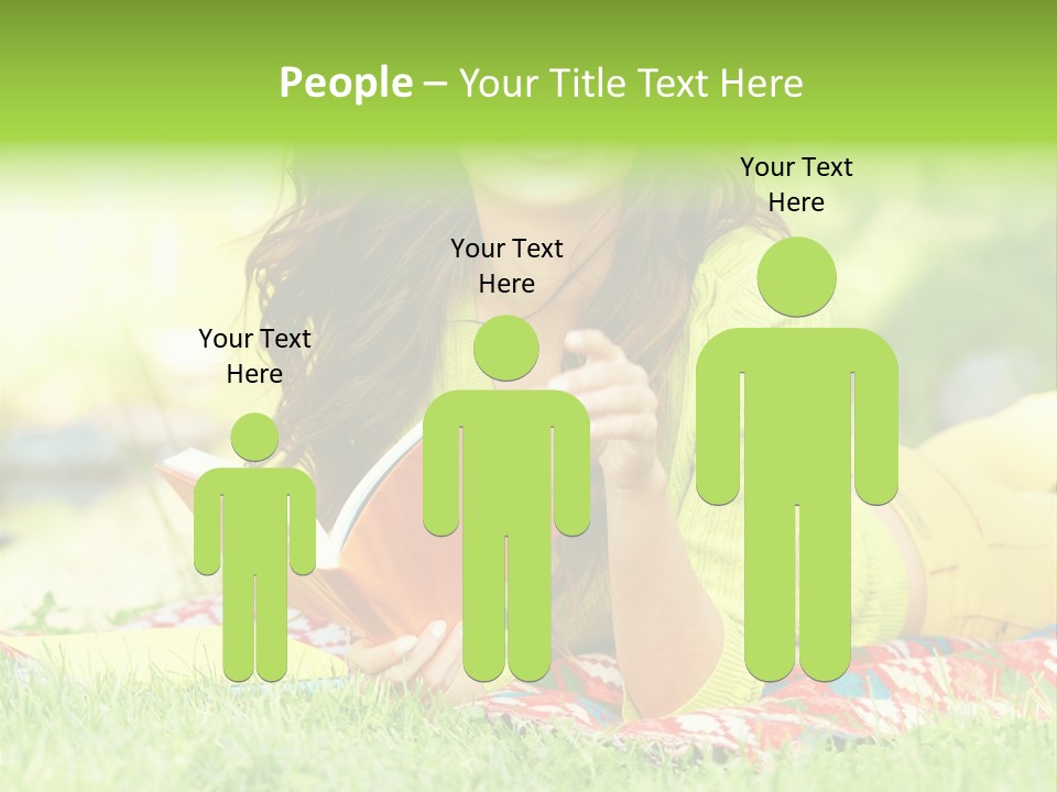 Beauty Yellow Girl PowerPoint Template