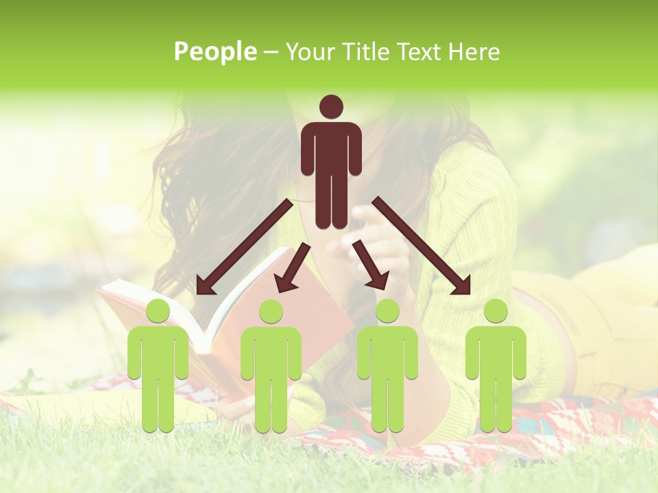 Beauty Yellow Girl PowerPoint Template