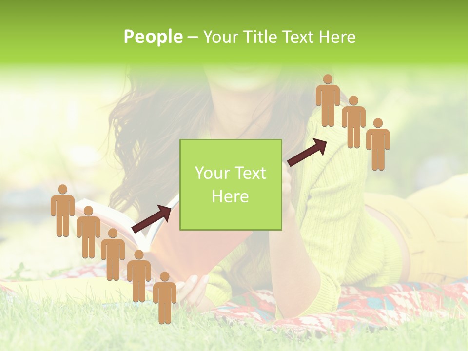 Beauty Yellow Girl PowerPoint Template