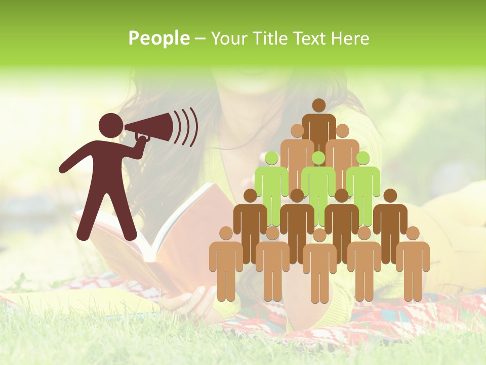 Beauty Yellow Girl PowerPoint Template