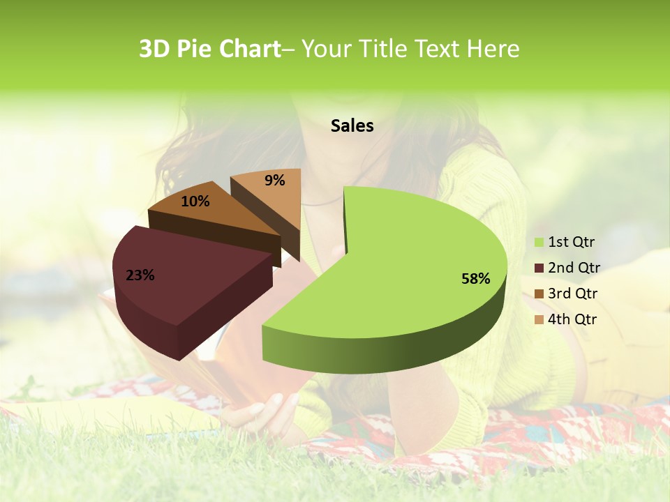 Beauty Yellow Girl PowerPoint Template