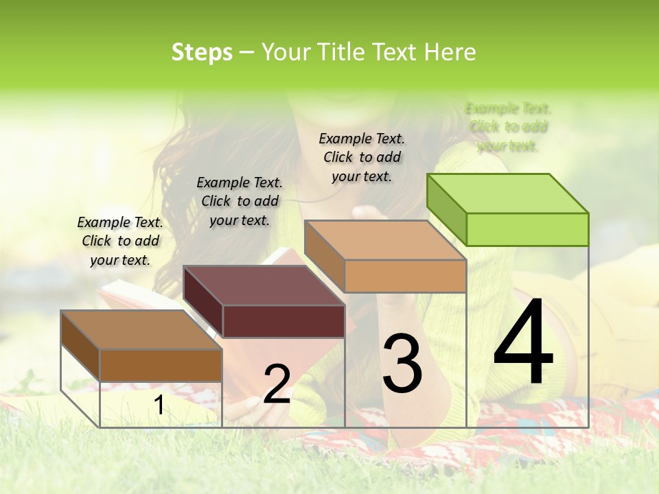 Beauty Yellow Girl PowerPoint Template