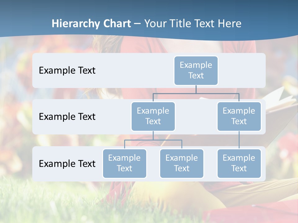 Book Lying Grass PowerPoint Template