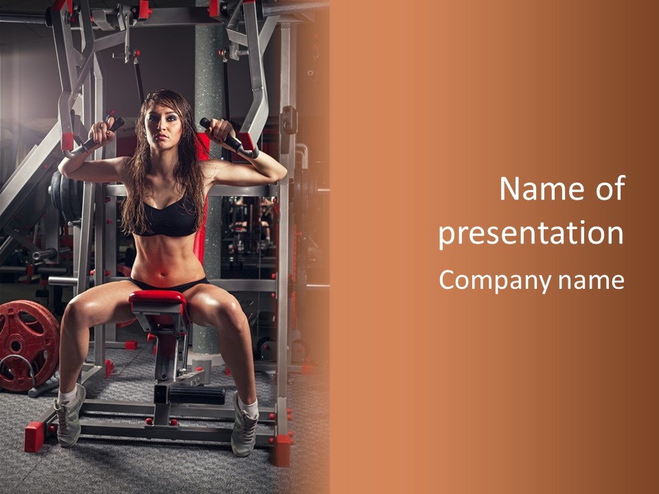 Exercise Advert Fitness PowerPoint Template