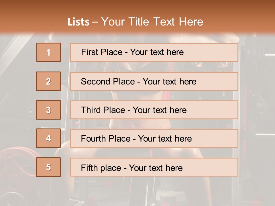 Exercise Advert Fitness PowerPoint Template